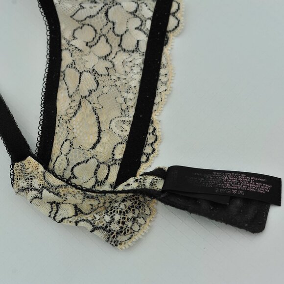 Vintage Victoria’s Secret Floral Embroidery Rhinestones Push Up Bra - Picture 10 of 16